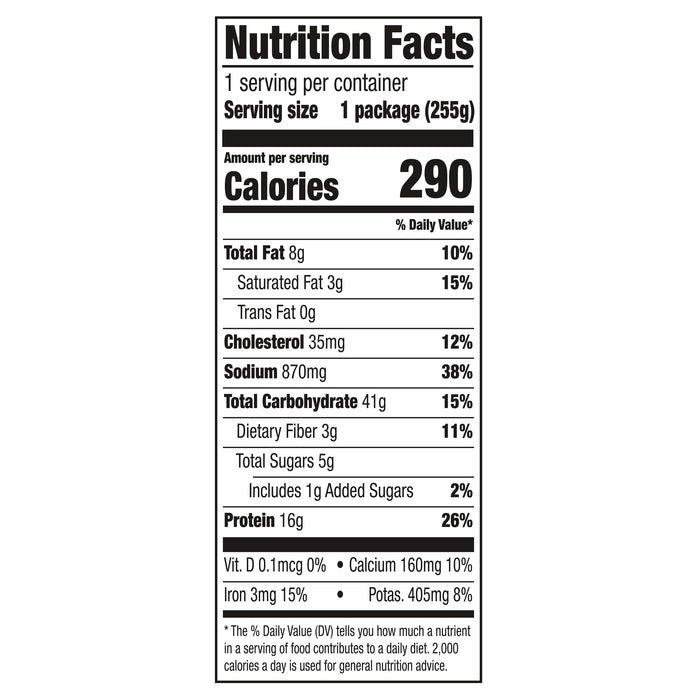 Cholula® Smoky Chipotle Chicken Frozen Burrito Bowl, 9 oz