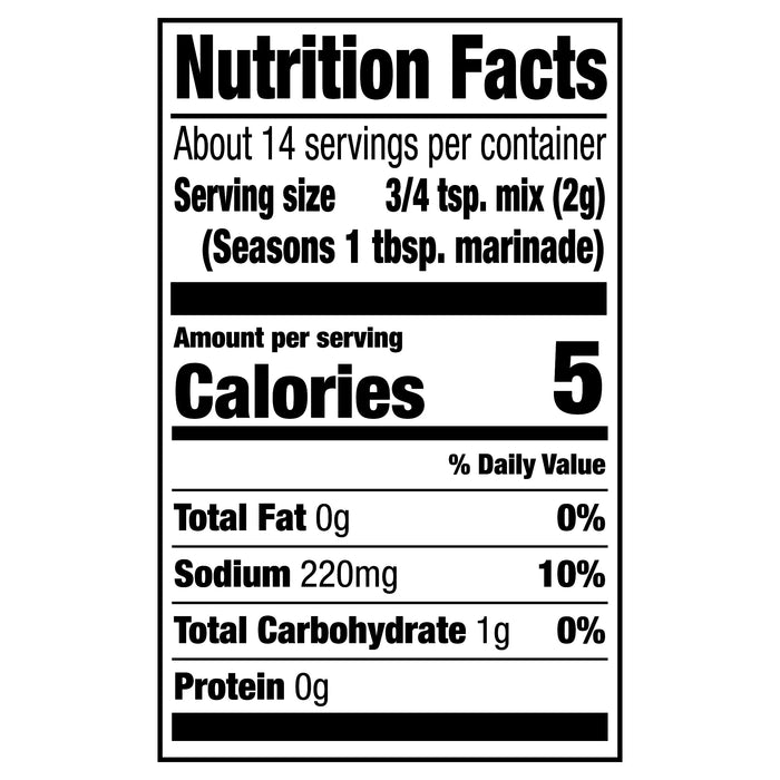 McCormick® Grill Mates® Griller's Choice Chicken Marinade Mix, 1.12 oz (6-Pack)