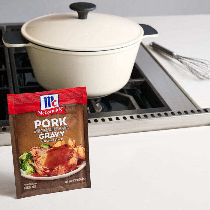 McCormick® Pork Gravy Seasoning Mix, 0.87 oz (6-Pack)