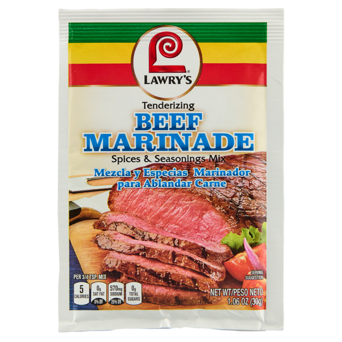 Lawry's® Tenderizing Beef Marinade Spices & Seasonings Mix, 1.06 oz
