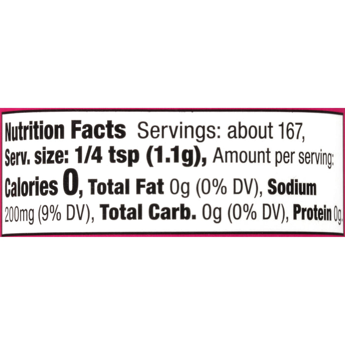 McCormick® Himalayan Pink Salt with Black Pepper and Garlic All Purpose Seasoning, 6.5 oz