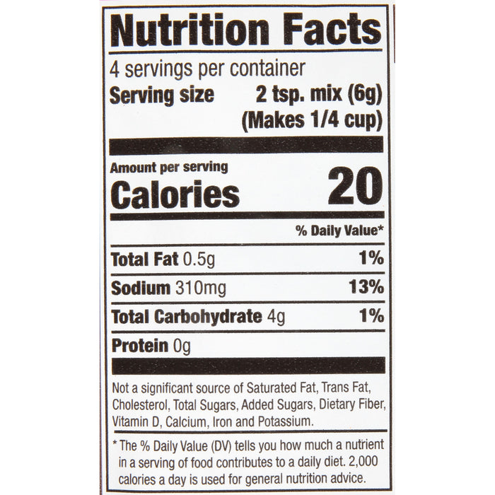 McCormick® Onion Gravy Seasoning Mix, 0.87 oz (6-Pack)