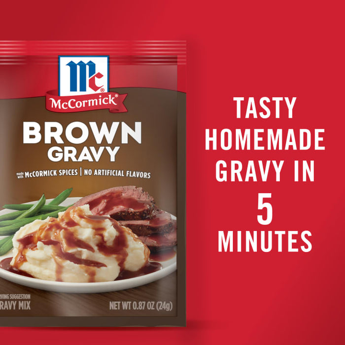 McCormick® Brown Gravy Mix, 0.87 oz (6-Pack)