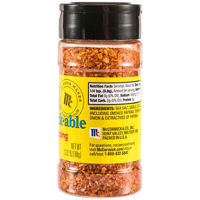 McCormick® Flavor Maker Chicken Topping Seasoning, 3.12 oz