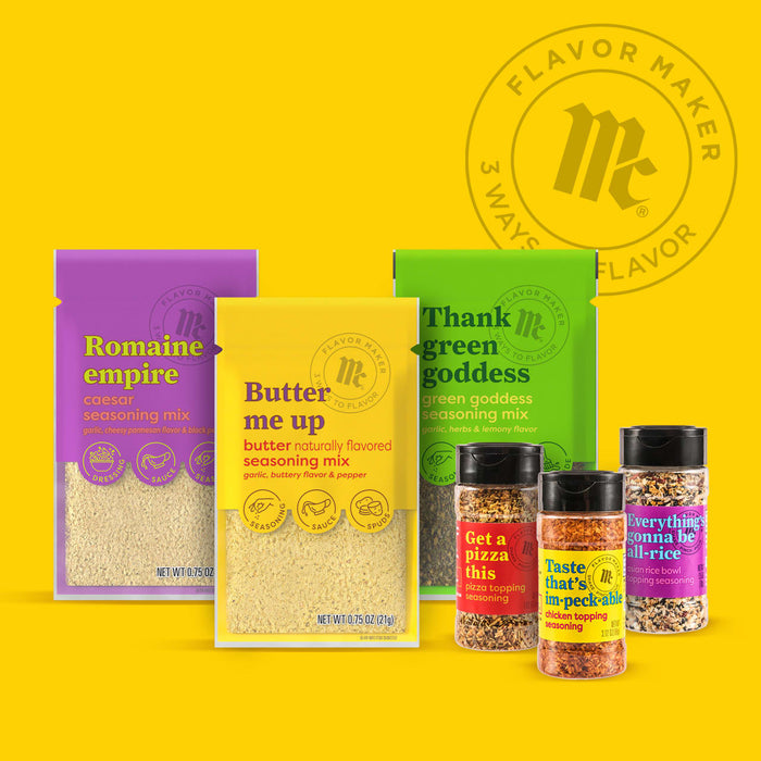 McCormick® Flavor Maker Butter Seasoning Mix, 0.75 oz (6-Pack)