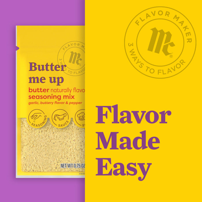 McCormick® Flavor Maker Butter Seasoning Mix, 0.75 oz (6-Pack)