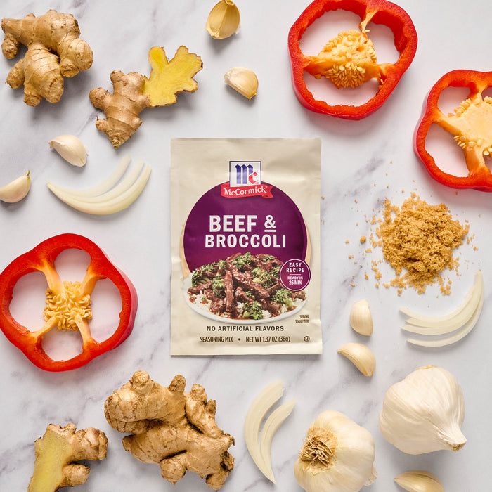 McCormick® Beef & Broccoli Seasoning Mix, 1.37 oz (6-Pack)