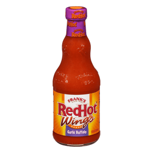 Frank's RedHot® Garlic Buffalo Wings Hot Sauce, 12 fl oz (2-Pack)
