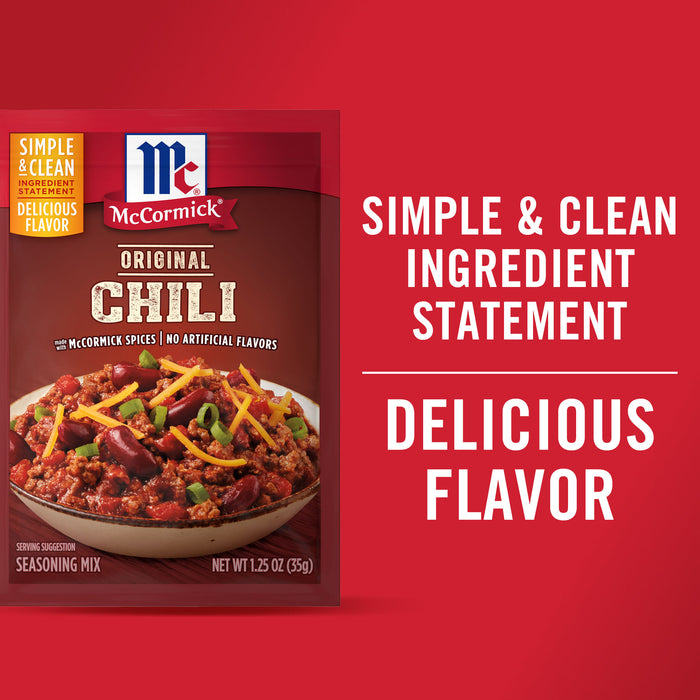 McCormick® Chili Seasoning Mix, 1.25 oz (6-Pack)
