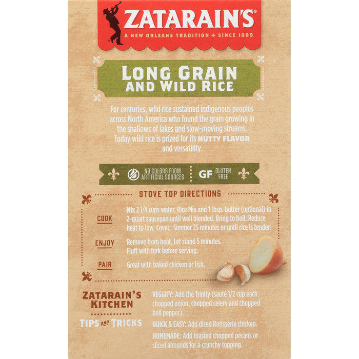Zatarain's® Long Grain & Wild Rice, 7 oz