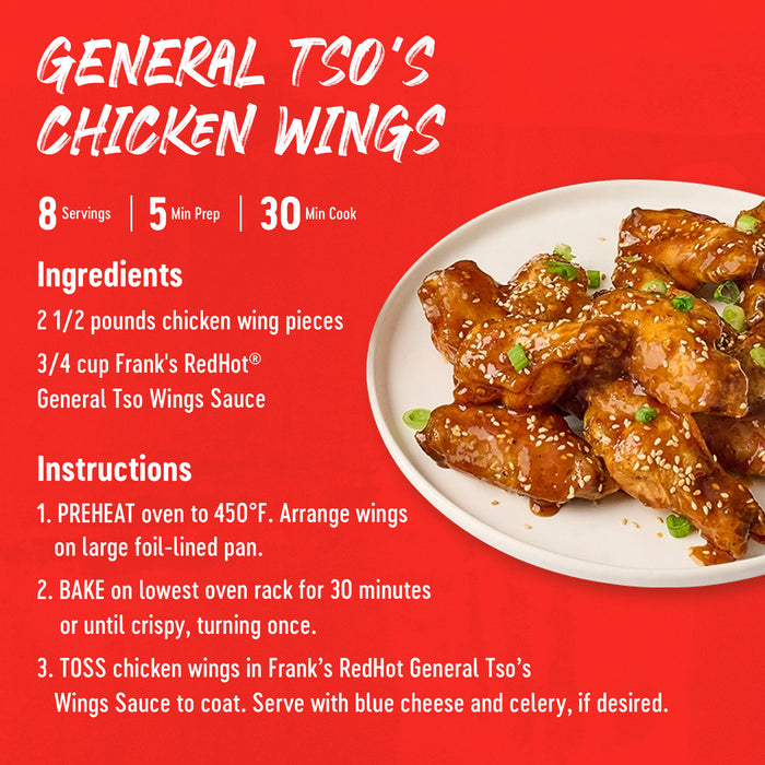 Frank's RedHot® General Tso Wings Sauce, 12 fl oz