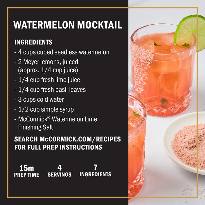 McCormick® Watermelon Lime Finishing Salt, 4.12 oz