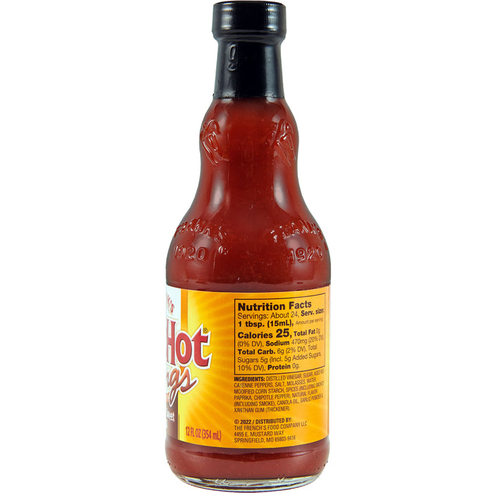 Frank's RedHot® Smokin' Sweet BBQ Wings Sauce, 12 fl oz (2-Pack)