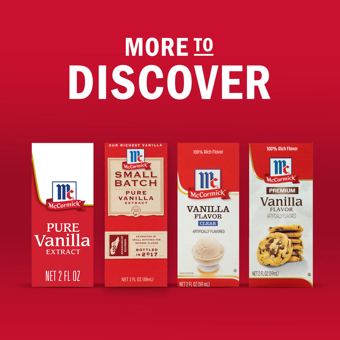 McCormick Vanilla Clear Flavor Artificially Flavored 2 oz