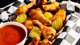 wings and pickles