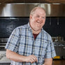 chef kevan vetter in the kitchen