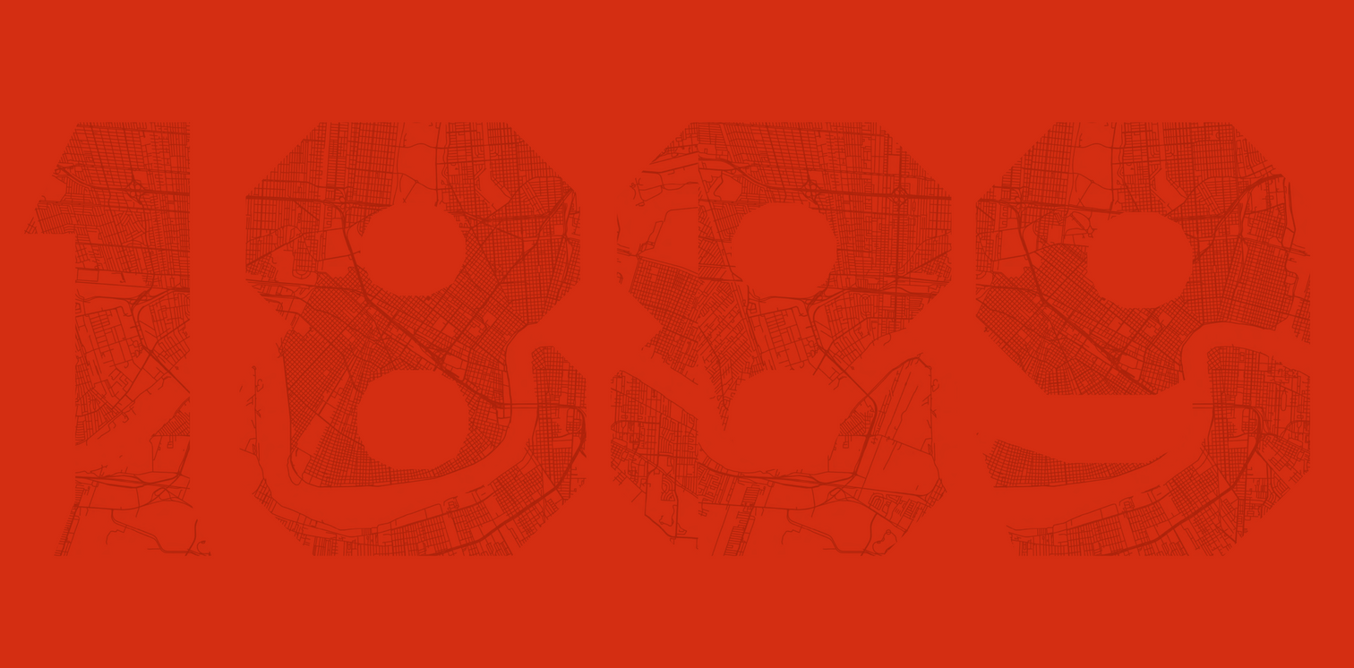 1889 red background