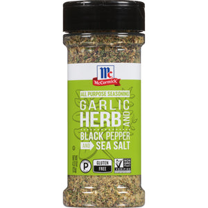 McCormick® Garlic, Herb and Black Pepper and Sea Salt All Purpose Seasoning, 4.37 oz