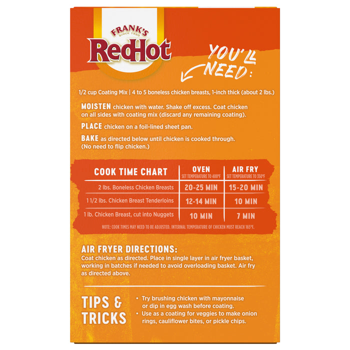 Frank's RedHot® Buffalo Seasoned Coating Mix, 6 oz