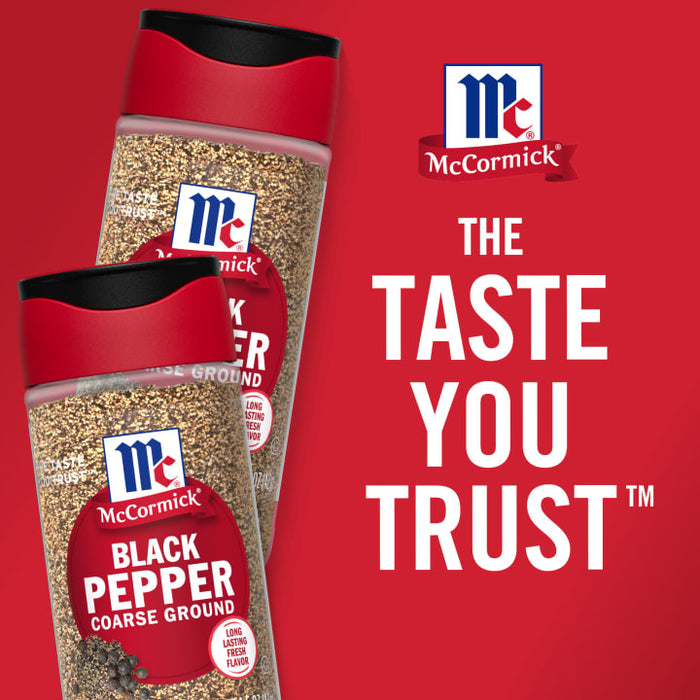 McCormick® Coarse Ground Black Pepper, 1.5 oz