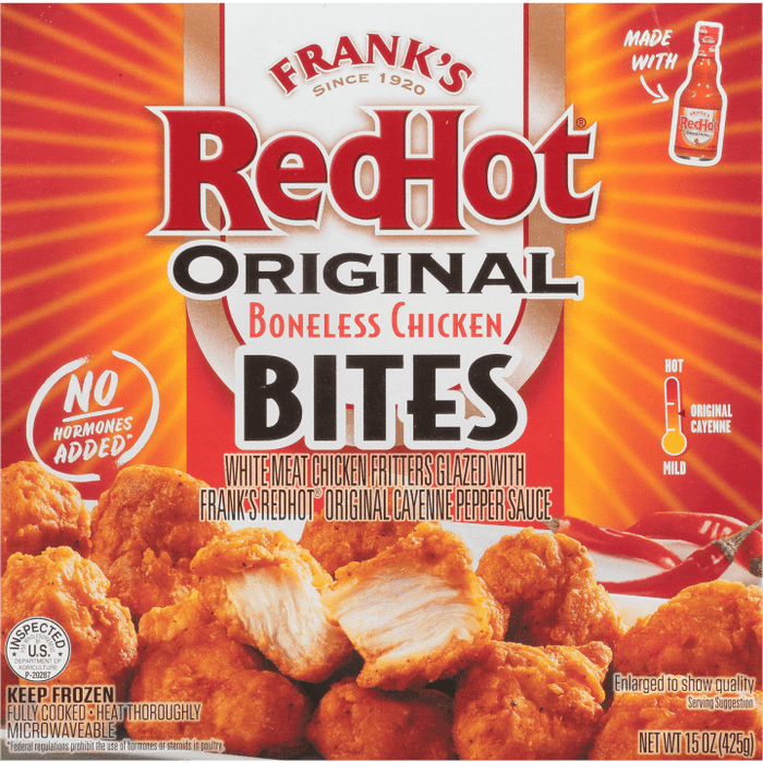 Frank's RedHot® Original Boneless Chicken Bites, 15 oz