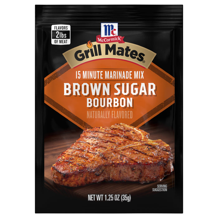 McCormick® Grill Mates® Brown Sugar Bourbon Marinade, 1.25 oz (6-Pack)