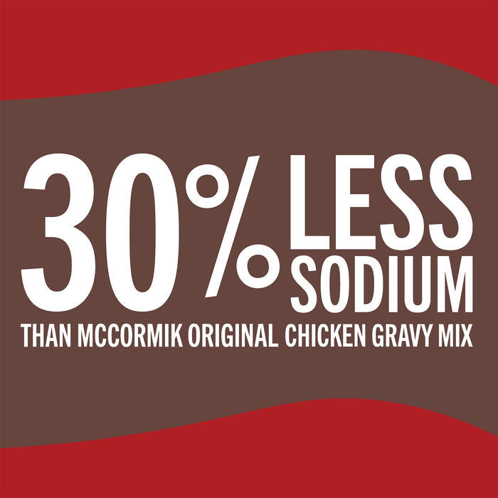 McCormick® 30% Less Sodium Chicken Gravy Mix, 0.87 oz