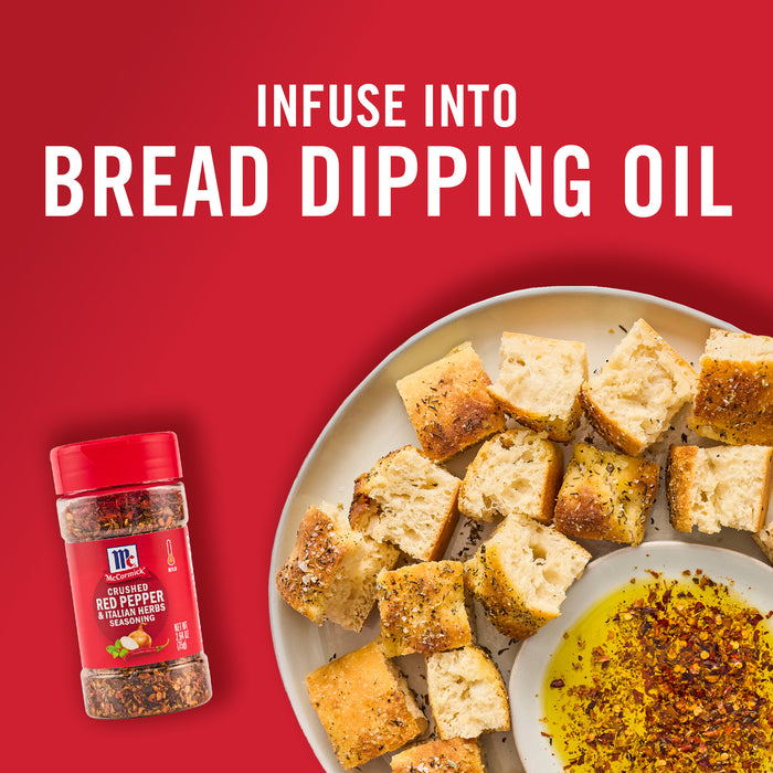 McCormick® Crushed Red Pepper & Italian Herb Seasoning, 2.64 oz