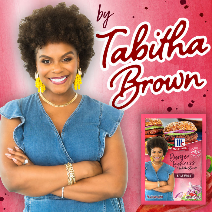 McCormick® Salt Free Burger Business by Tabitha Brown Seasoning Mix, 1 oz (6-Pack)