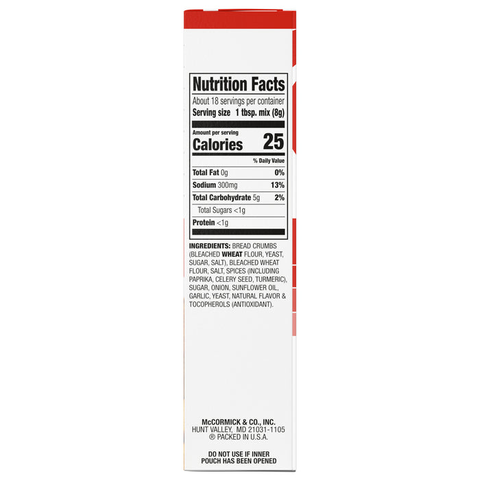 Lawry's® Crispy Chicken Seasoned Coatings Mix, 5 oz