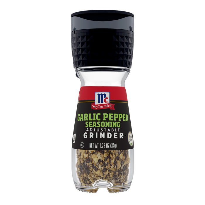 McCormick® Garlic Pepper Seasoning Grinder, 1.23 oz