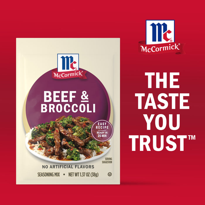 McCormick® Beef & Broccoli Seasoning Mix, 1.37 oz (6-Pack)