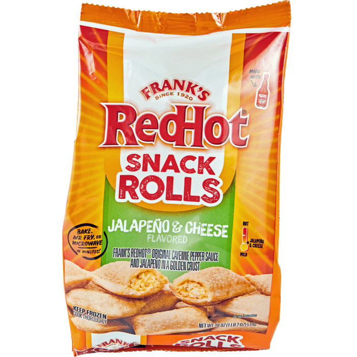 Frank's RedHot® Jalapeno & Cheese Flavored Snack Rolls, 18 oz