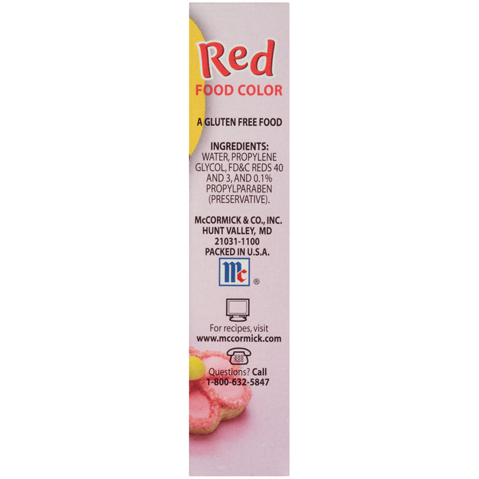 McCormick® Red Food Color, 1 fl oz