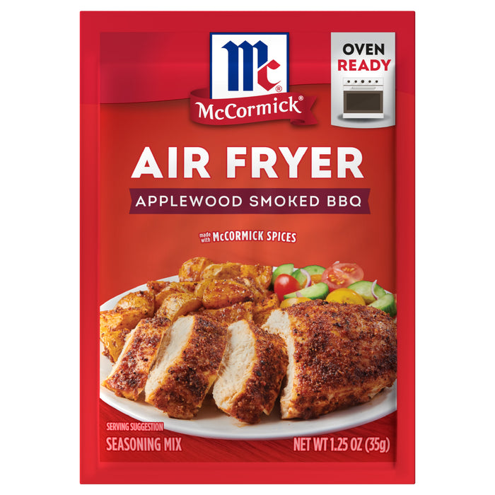 McCormick® Air Fryer Applewood Smoked BBQ Seasoning Mix, 1.25 oz
