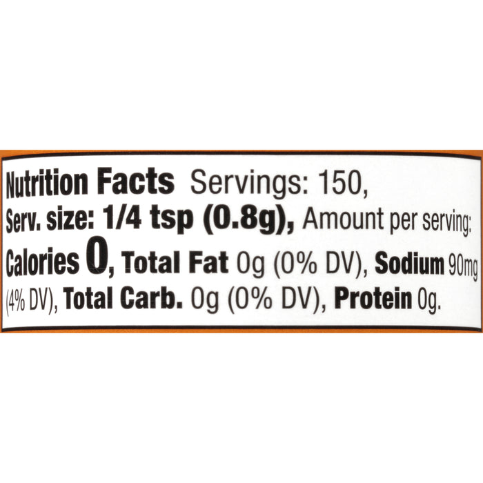 McCormick® Garlic and Onion, Black Pepper and Sea Salt All Purpose Seasoning, 4.25 oz