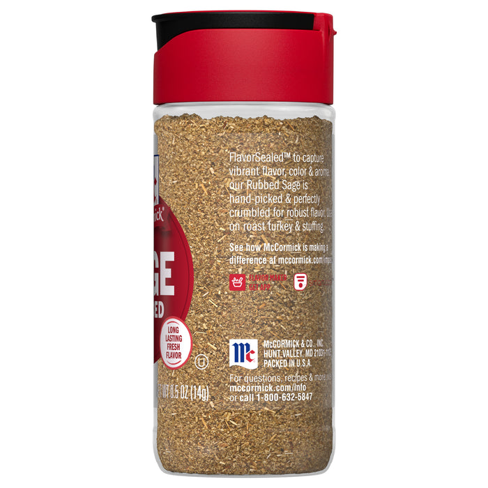 McCormick® Rubbed Sage, 0.5 oz