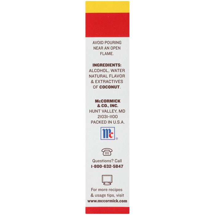 McCormick® Coconut Extract, 2 fl oz