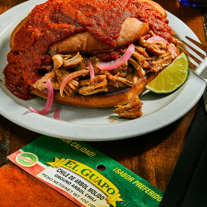 El Guapo® Ground Arbol Chili Pods (Chile de Arbol Molido), 1 oz