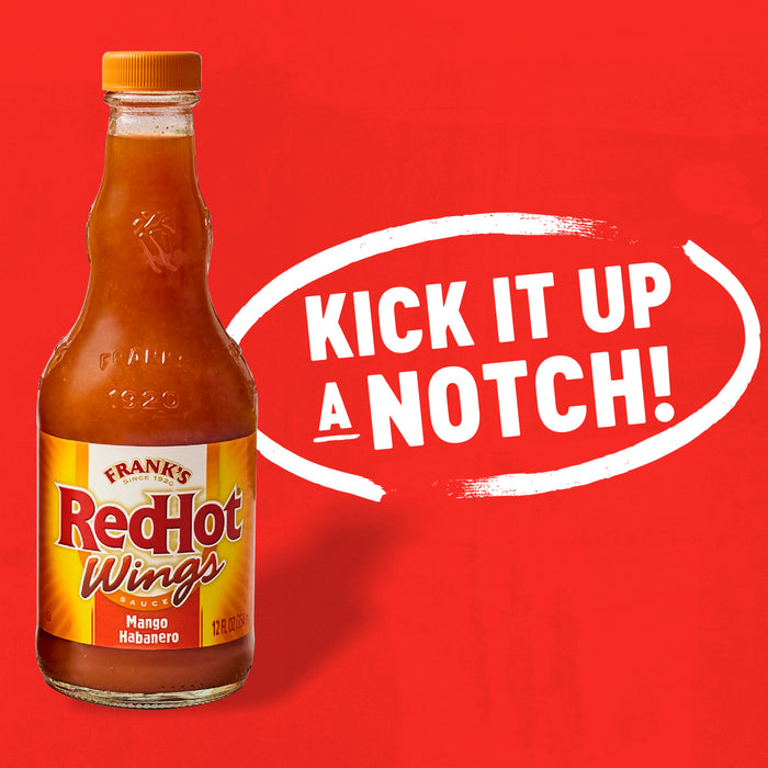 Frank's RedHot® Mango Habanero Wings Sauce, 12 fl oz