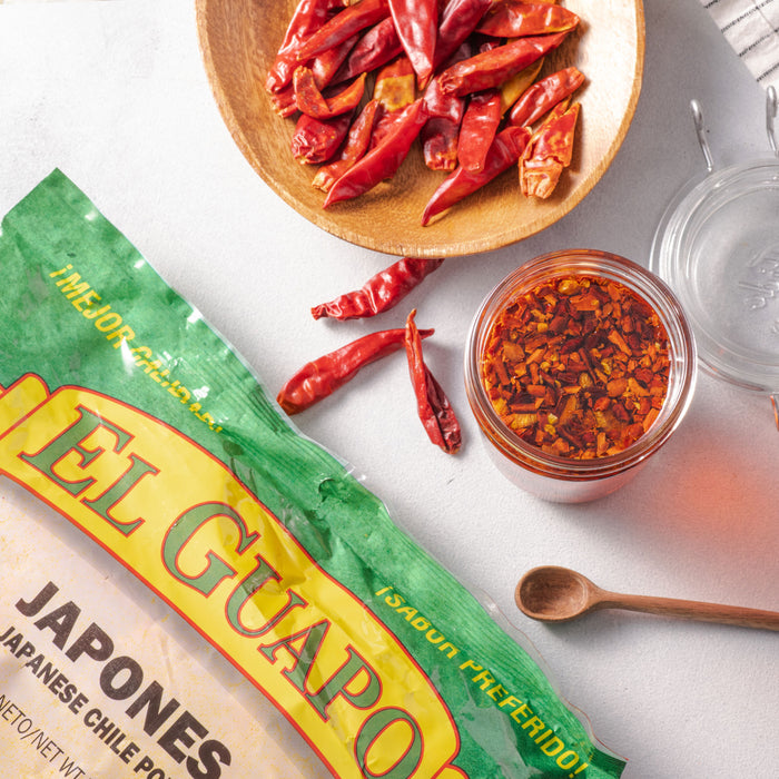 El Guapo® Whole Japanese Chili Peppers (Chile Japones Entero), 7.5 oz