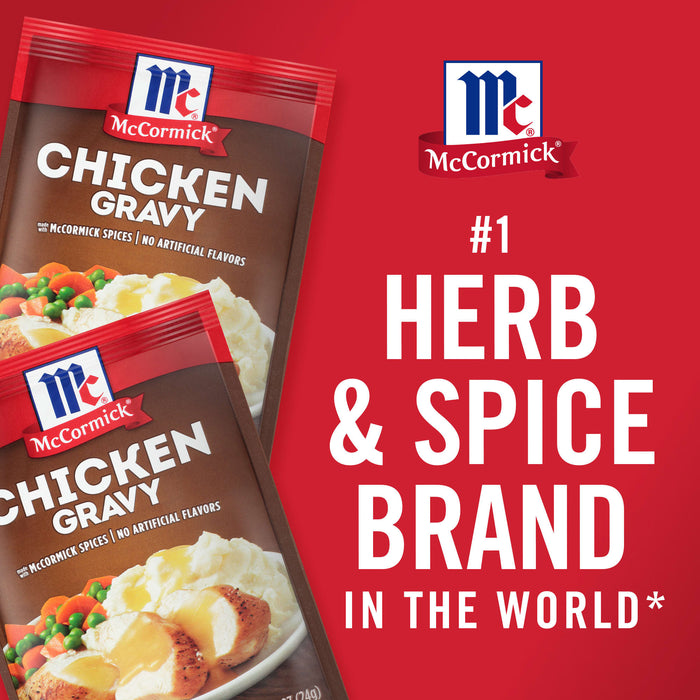 McCormick® Chicken Gravy Mix, 0.87 oz (6-Pack)