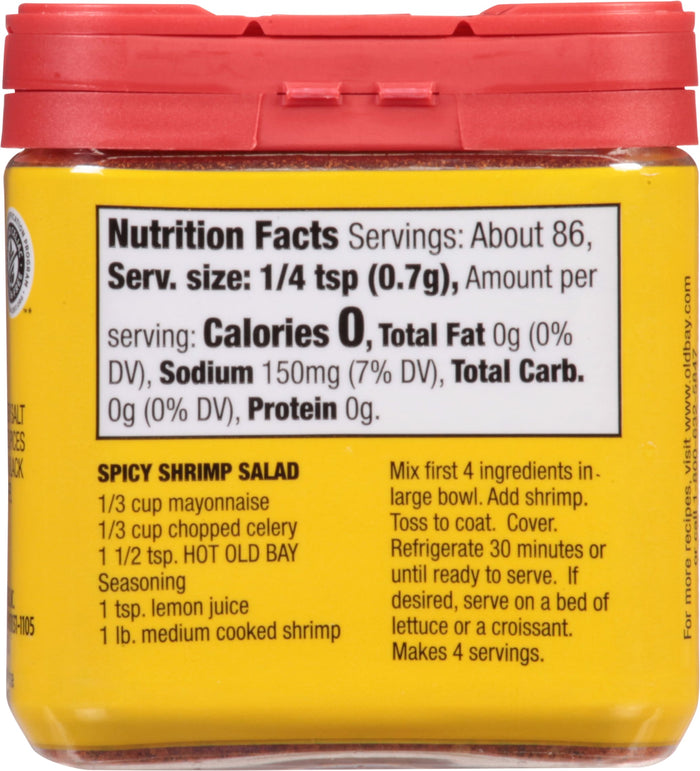 OLD BAY® Hot Seasoning, 2.12 oz