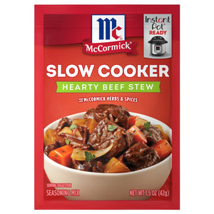 McCormick® Slow Cooker Hearty Beef Stew Seasoning Mix, 1.5 oz (6-Pack)