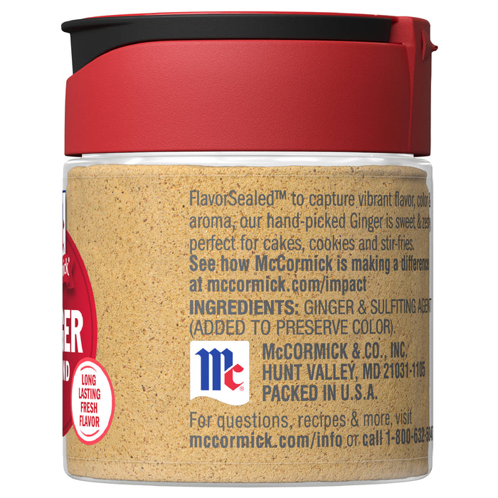 McCormick® Ground Ginger, 0.7 oz