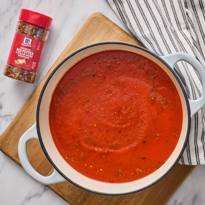 McCormick® Crushed Red Pepper & Italian Herb Seasoning, 2.64 oz