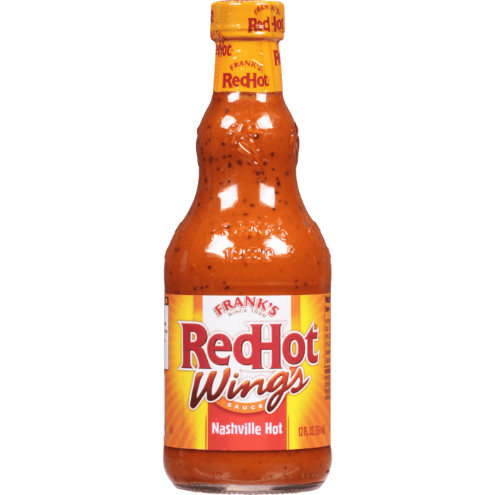 Frank's RedHot® Nashville Hot Wing Sauce, 12 fl oz (2-Pack)