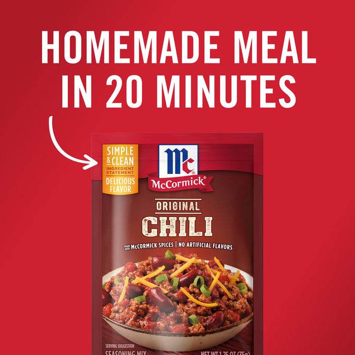 McCormick® Chili Seasoning Mix, 1.25 oz (6-Pack)