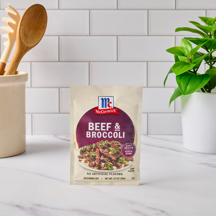 McCormick® Beef & Broccoli Seasoning Mix, 1.37 oz (6-Pack)