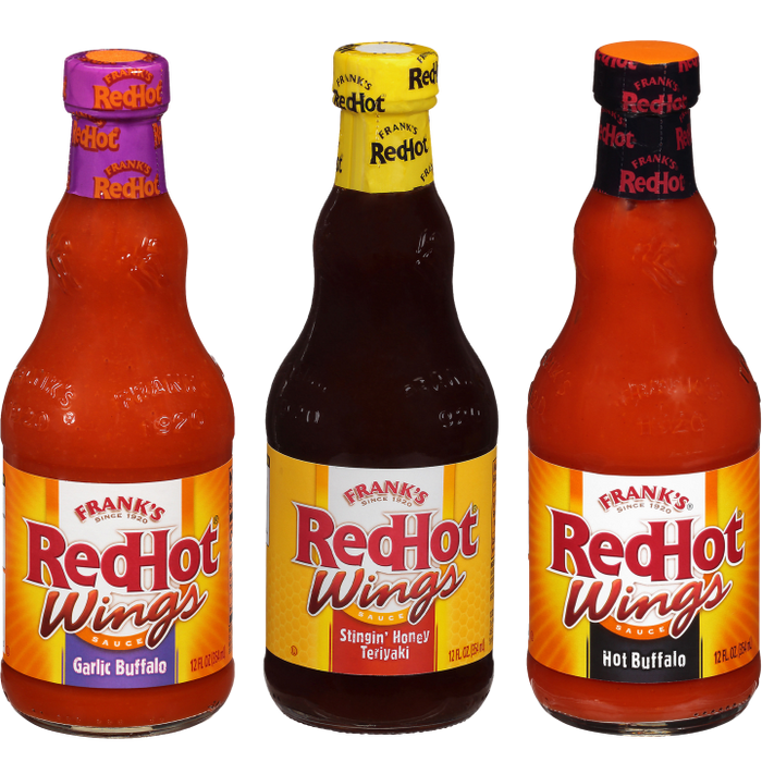 Frank’s RedHot® Sweet, Hot & Garlicky Wings Sauce Variety Pack